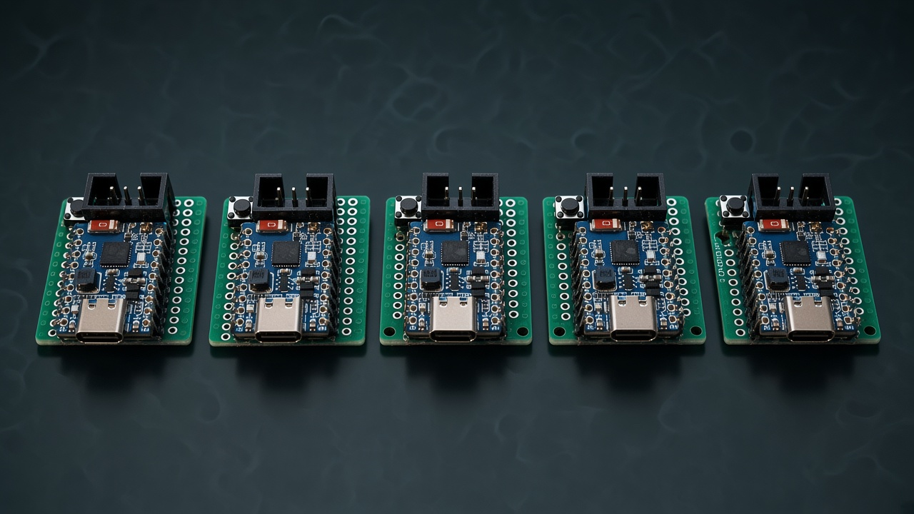 Серия модулей ESP32 на макетных платах